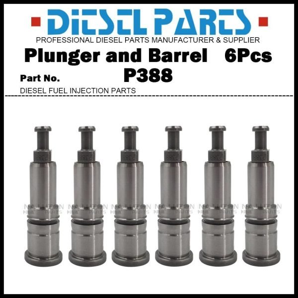 6Pcs Plunger and Barrel Assembly P388 134154-0720 for ISUZU Forward 6HK1